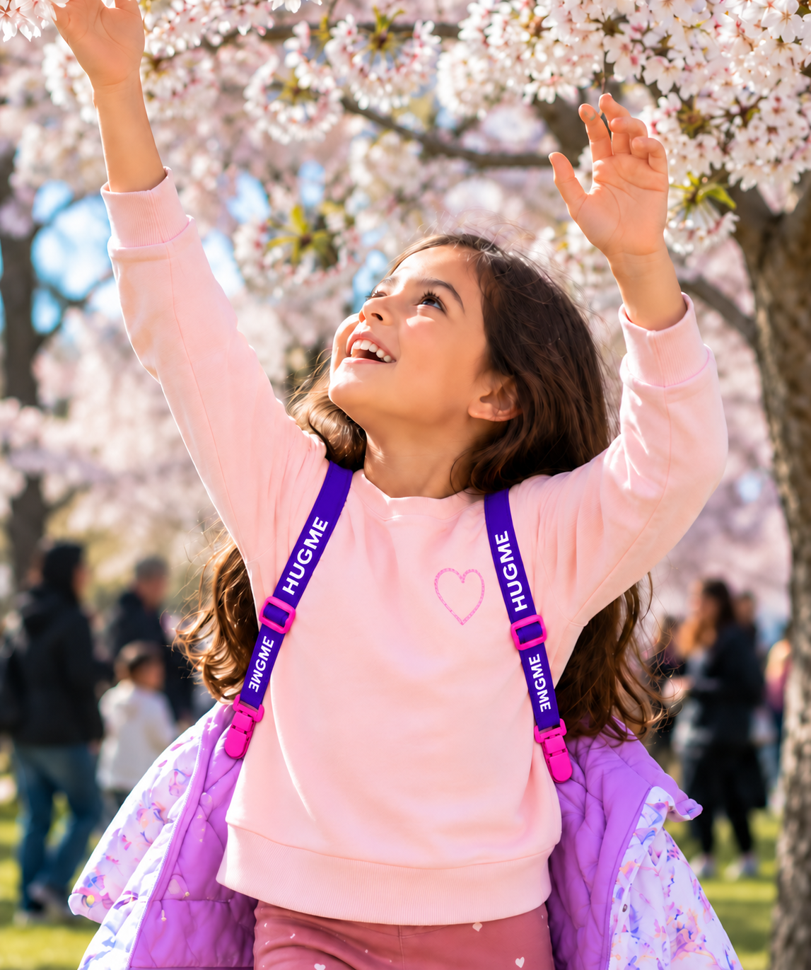 Girl using HUGME